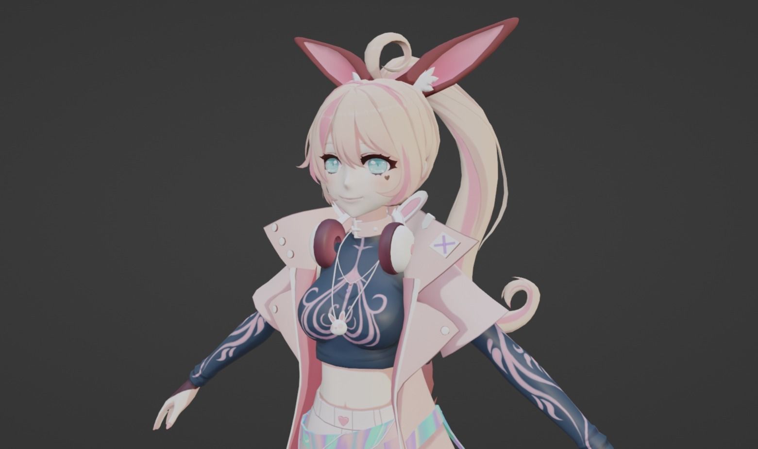 Anime Character - Unique 27 3D model_10