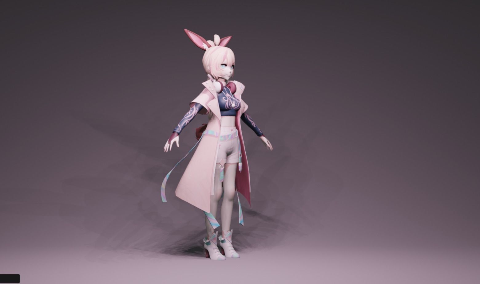 Anime Character - Unique 27 3D model_1