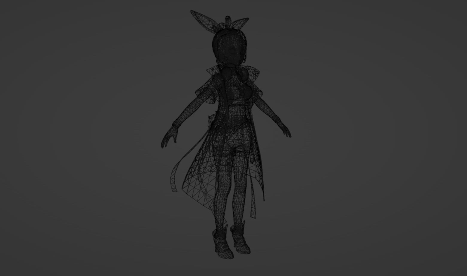 Anime Character - Unique 27 3D model_16