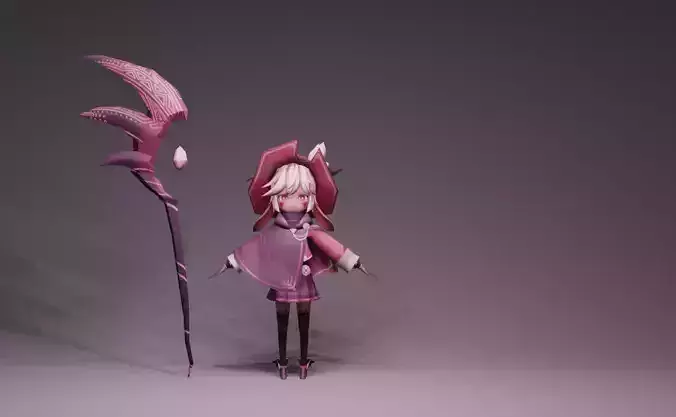 Anime Character - WS Pieberry Girl