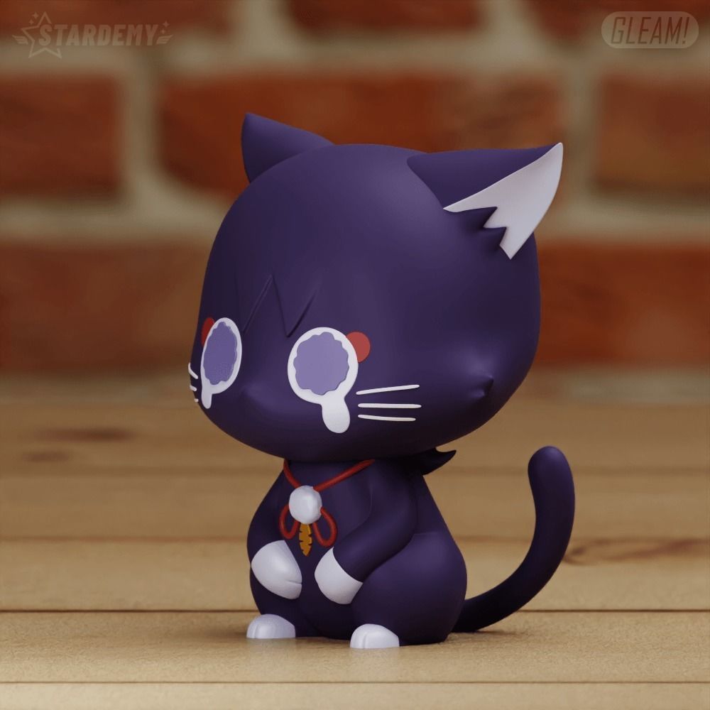 Scaramouche Cat Genshin Impact Chibi 3D print model_12