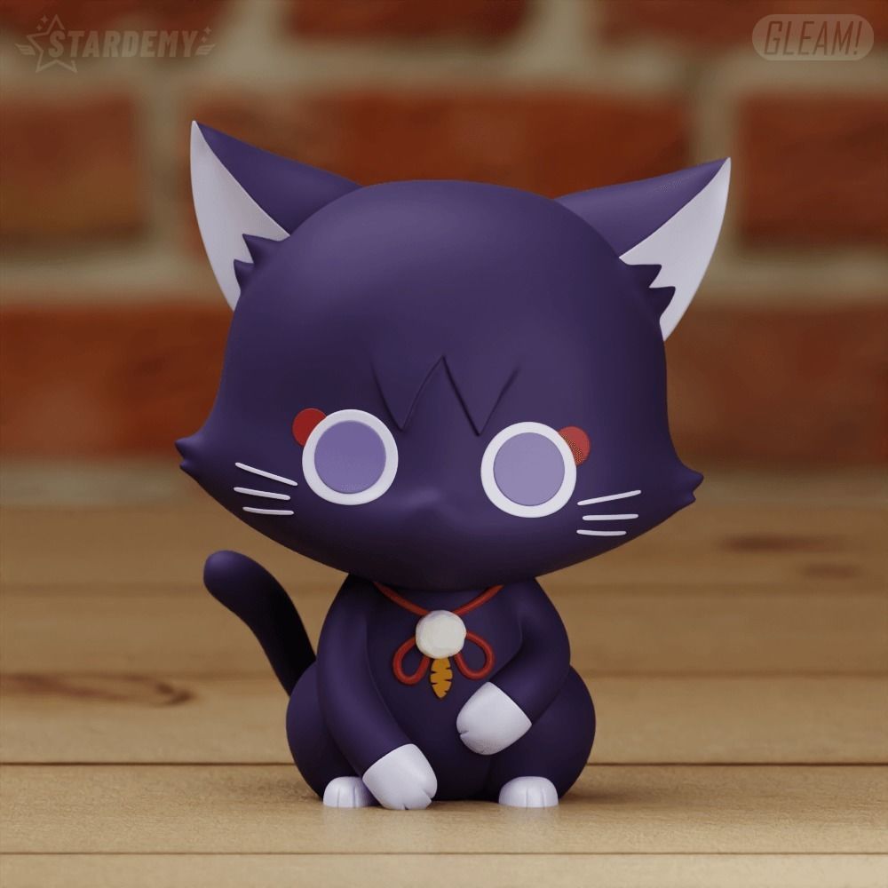 Scaramouche Cat Genshin Impact Chibi 3D print model_4