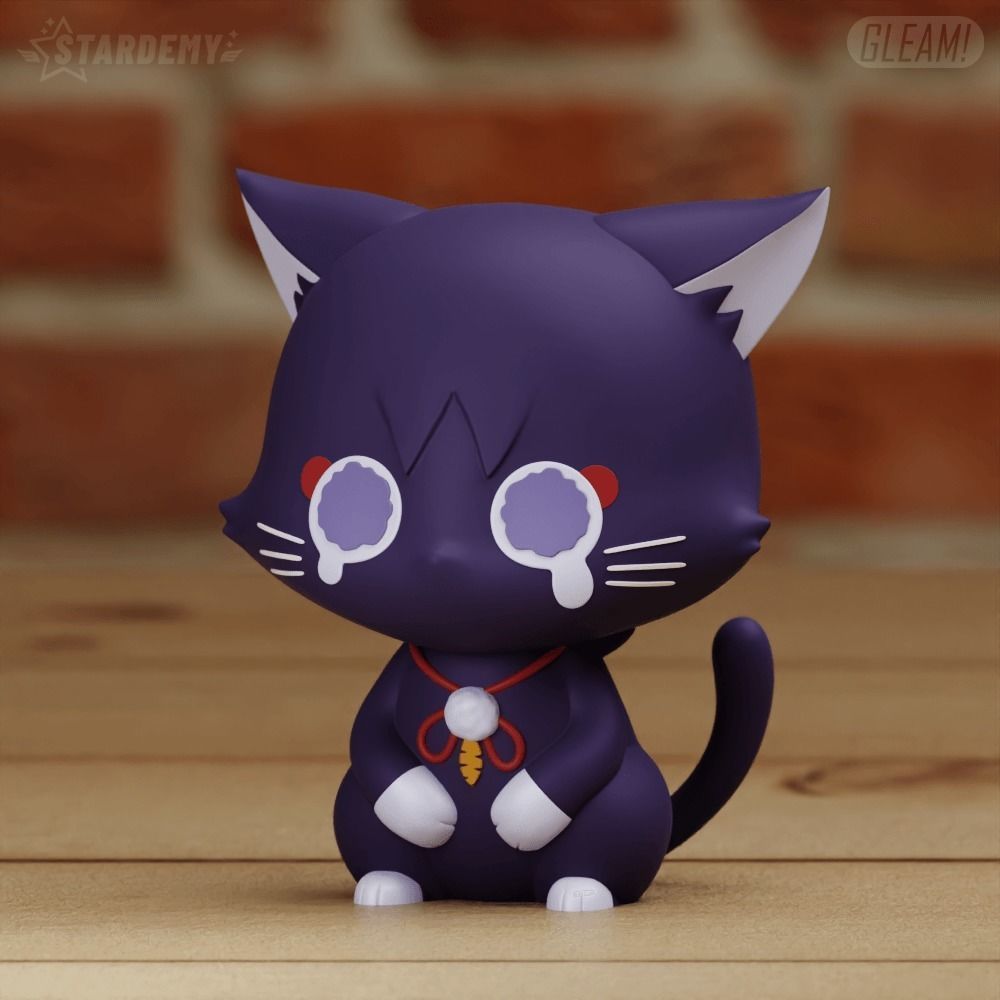 Scaramouche Cat Genshin Impact Chibi 3D print model_10