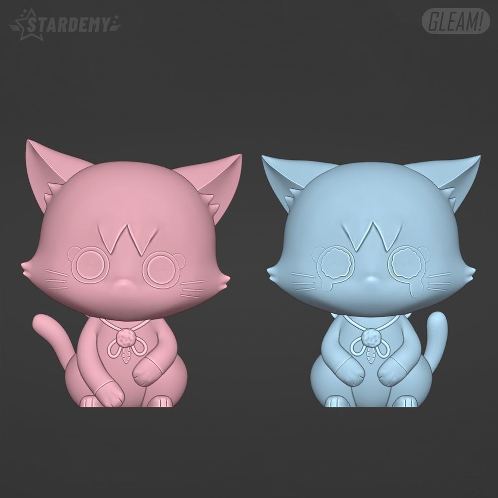 Scaramouche Cat Genshin Impact Chibi 3D print model_3