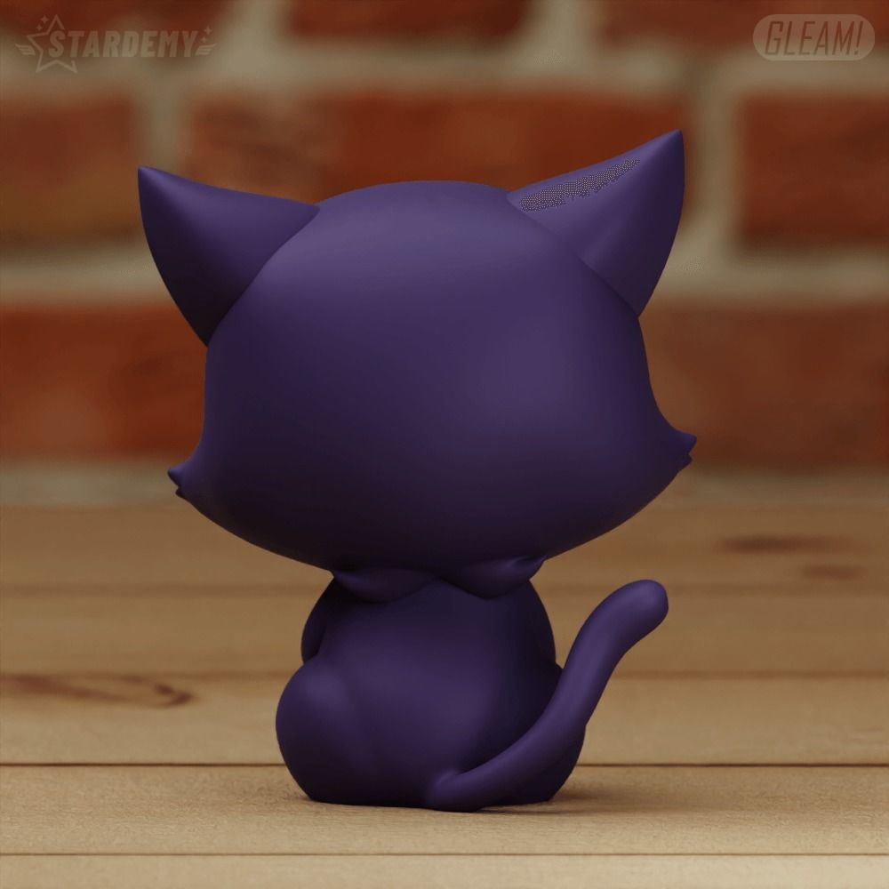 Scaramouche Cat Genshin Impact Chibi 3D print model_6