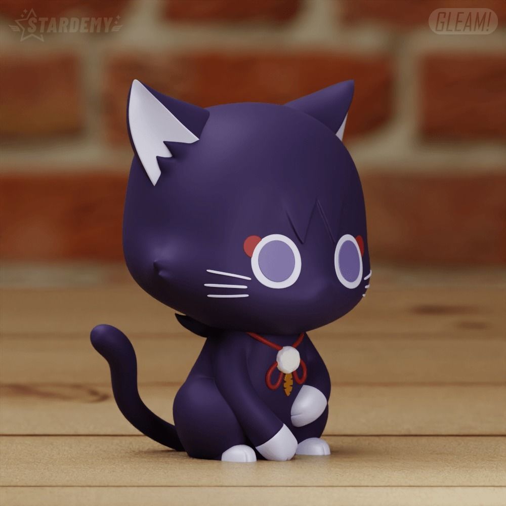 Scaramouche Cat Genshin Impact Chibi 3D print model_5