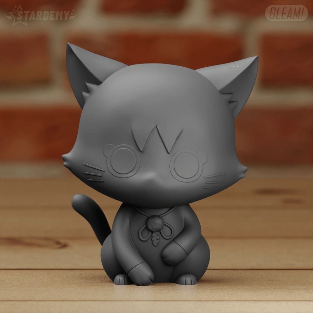 Scaramouche Cat Genshin Impact Chibi 3D print model_1