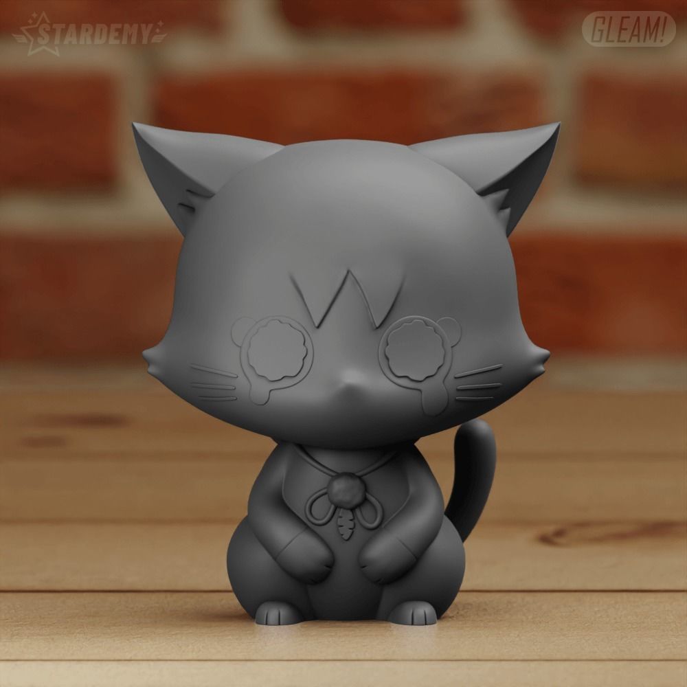 Scaramouche Cat Genshin Impact Chibi 3D print model_2