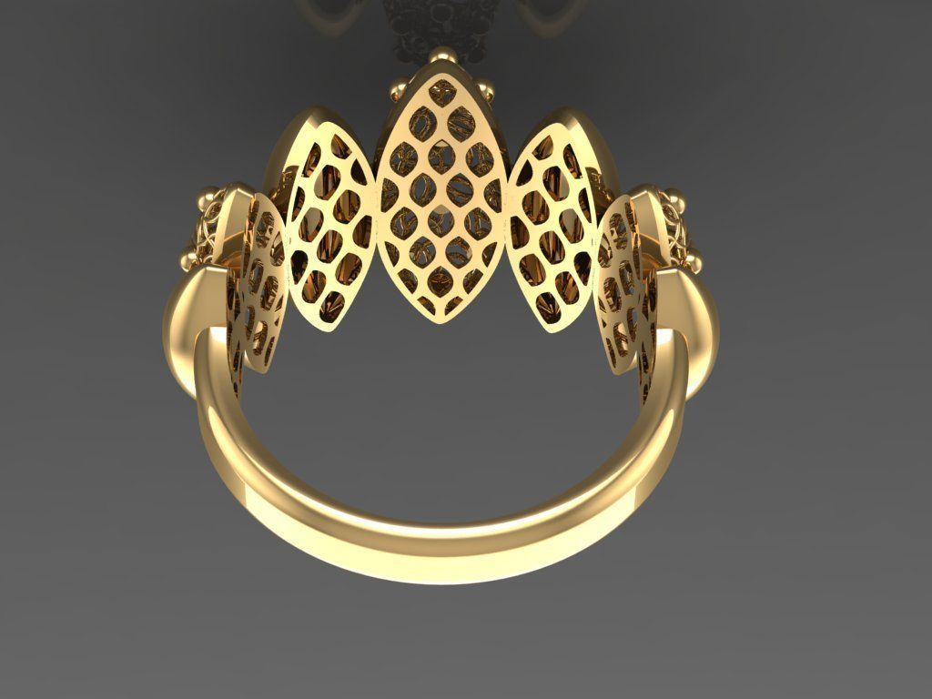 Women diamond ring 3dm stl render 3D Model Collection 3D print 3D print model_1