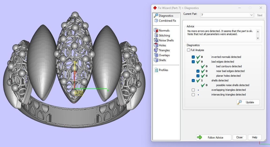 Women diamond ring 3dm stl render 3D Model Collection 3D print 3D print model_5