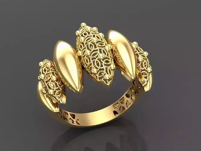 Women diamond ring 3dm stl render 3D Model Collection 3D print