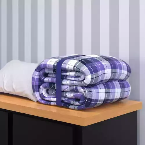 Bed Comforter Folded 3D model