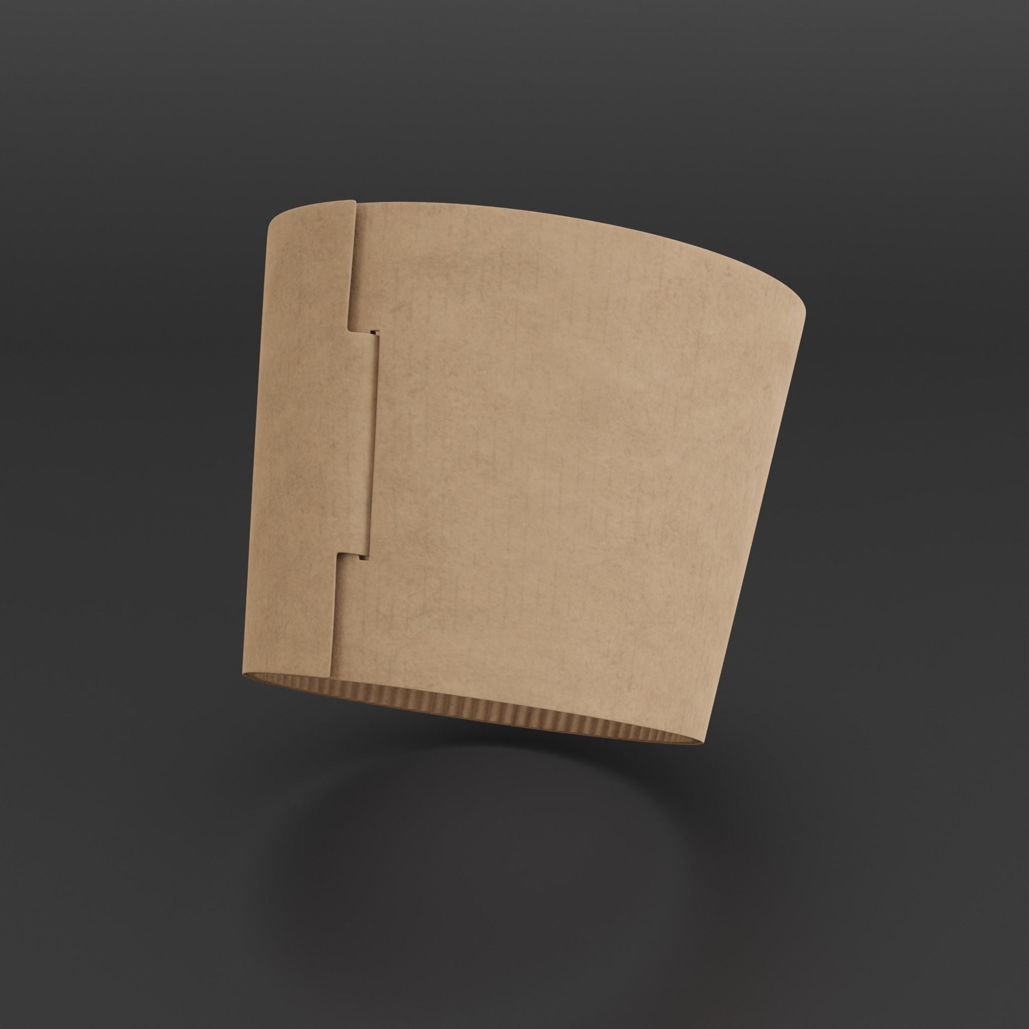 Food Container Lid and Cup Sleeve Free 3D model_6