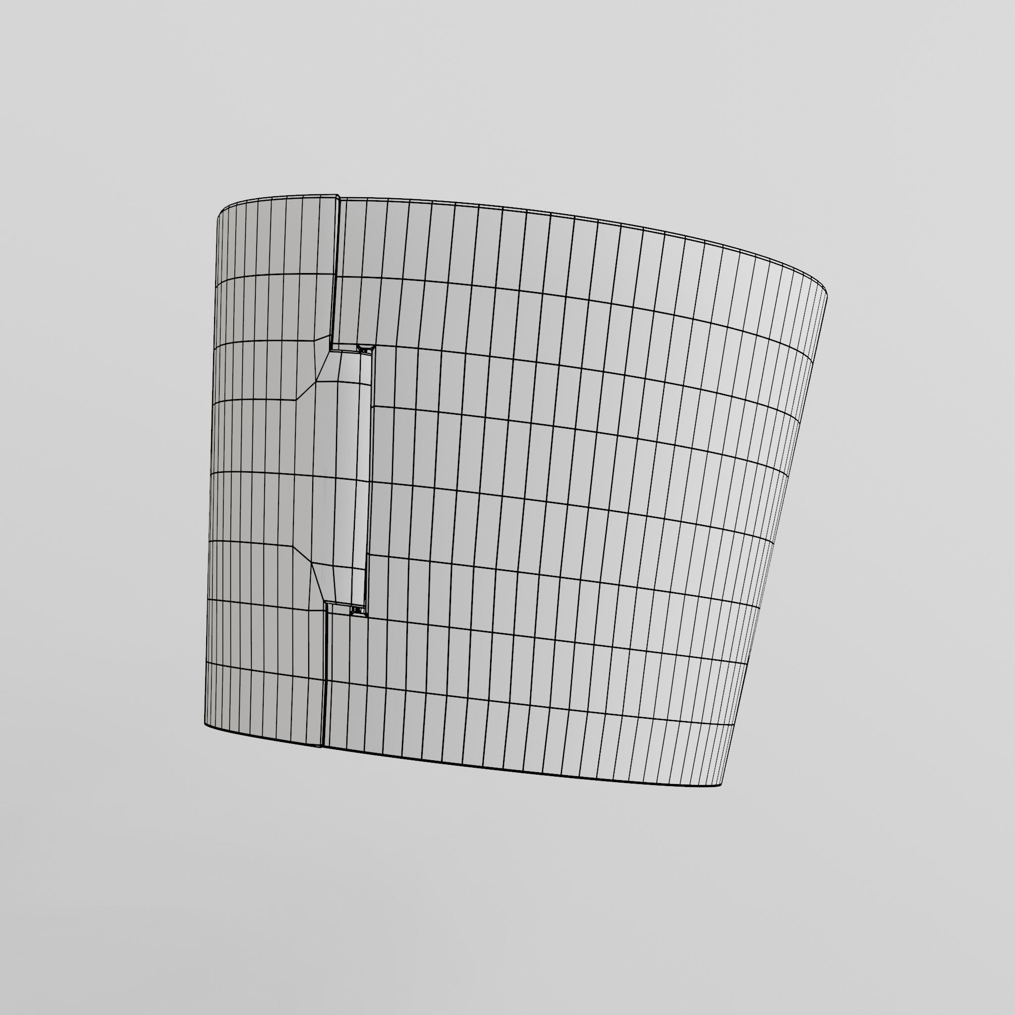 Food Container Lid and Cup Sleeve Free 3D model_11