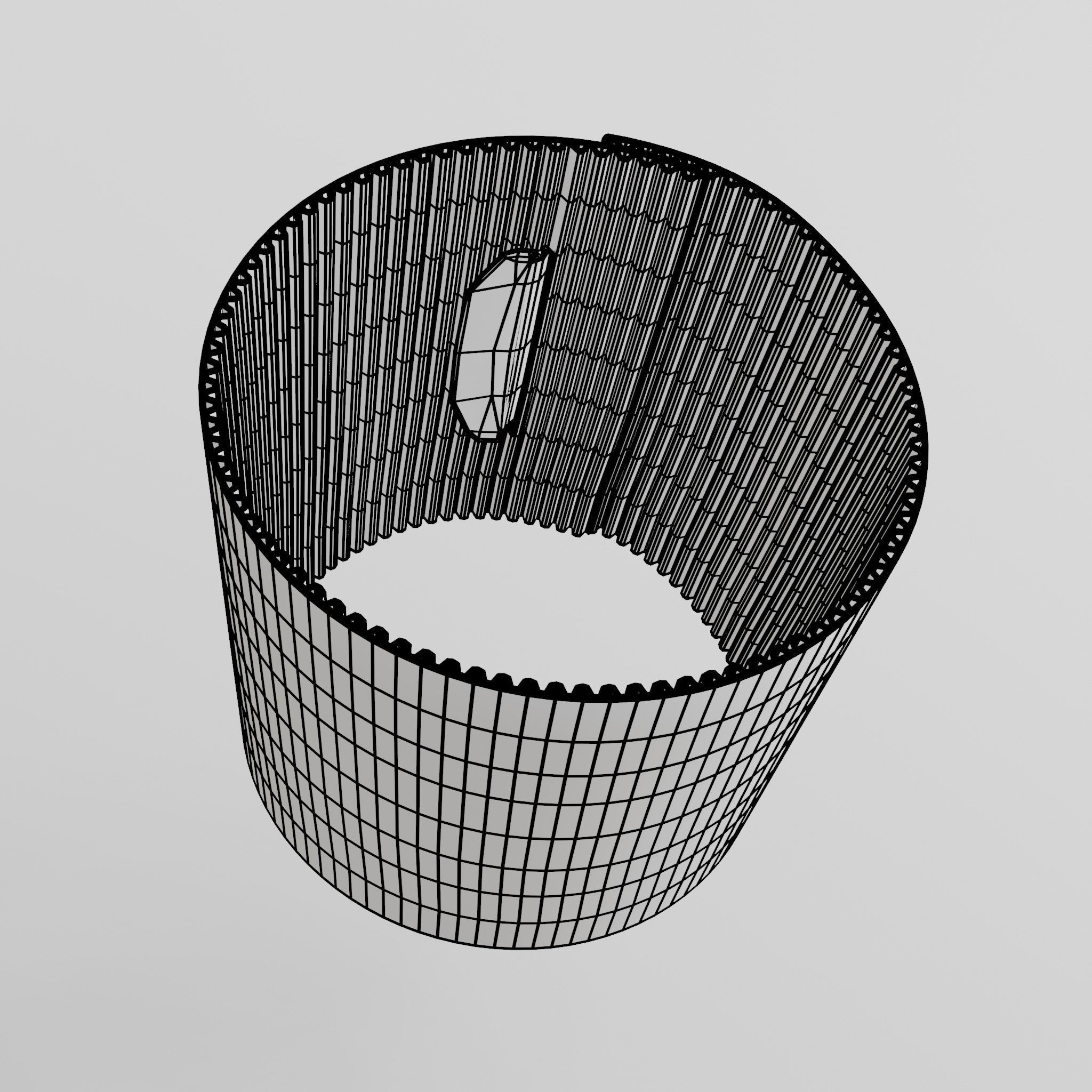 Food Container Lid and Cup Sleeve Free 3D model_10
