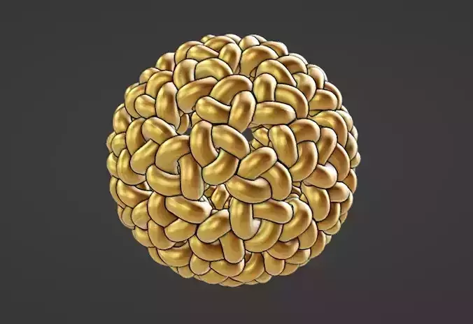 geometric weave sphere ball earing pendant findings 