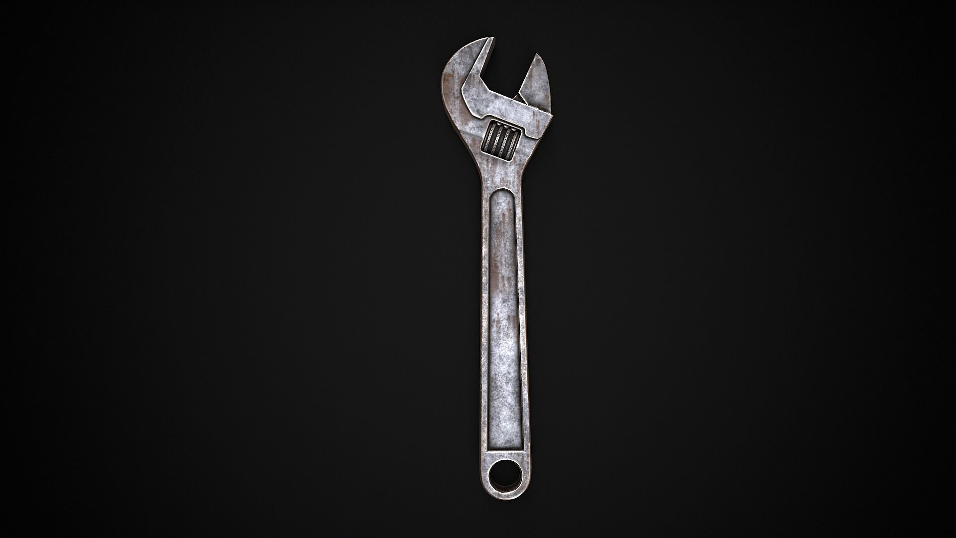 Wrench Low-poly 3D model_3