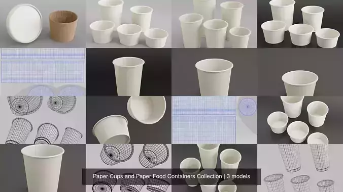Paper Cups and Paper Food Containers Collection