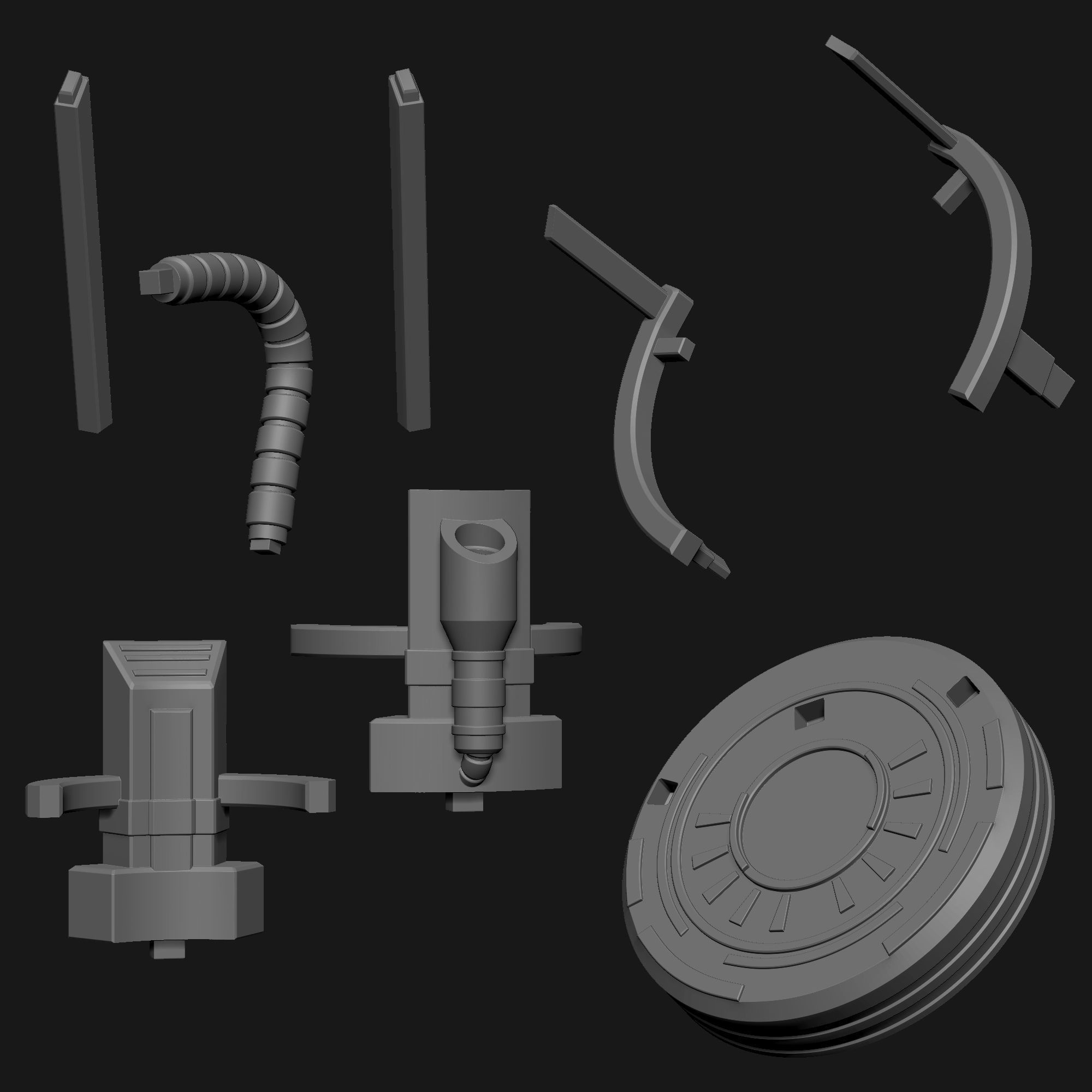 CUTE ROBOT GIRL 3D print model_3