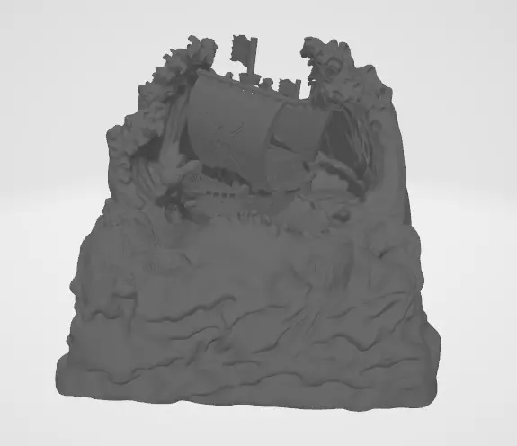 GoingMerry 3D print model_0
