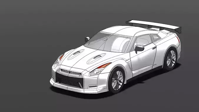 NISSAN GTR by Solidworks