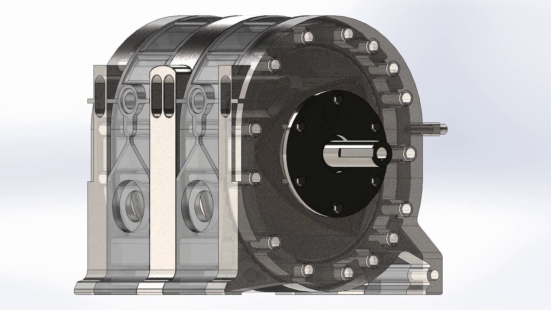 Wankel Engine by Solidworks 3D model_2