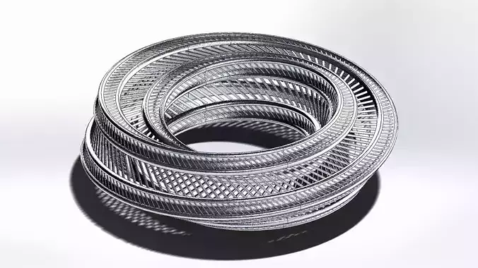 Complex Mobius Geometry 3D model