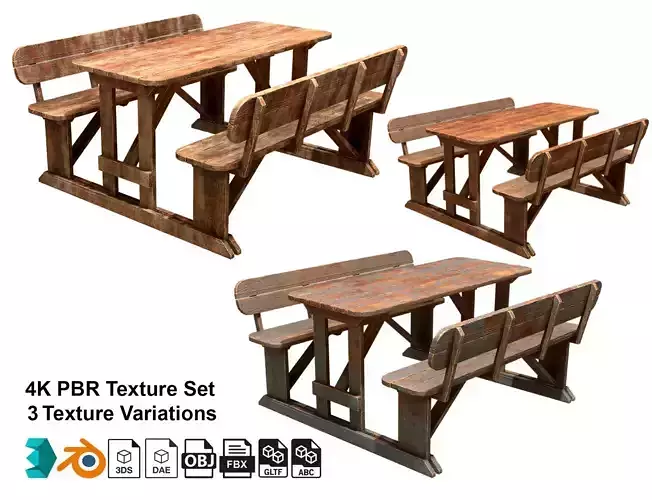 Picnic Bench 5-Old Version