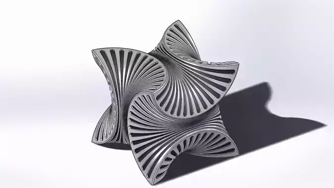 Complex Cubic Lamp Shade