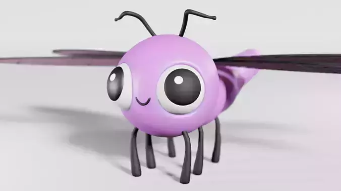 Cartoon DragonFly 