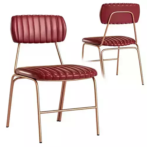 Red chair for the kitchen