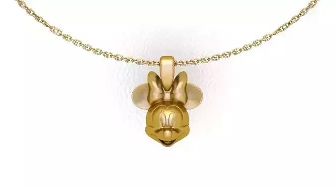 Minnie and mickey mouse pendants 3D Model Collection 3D print model