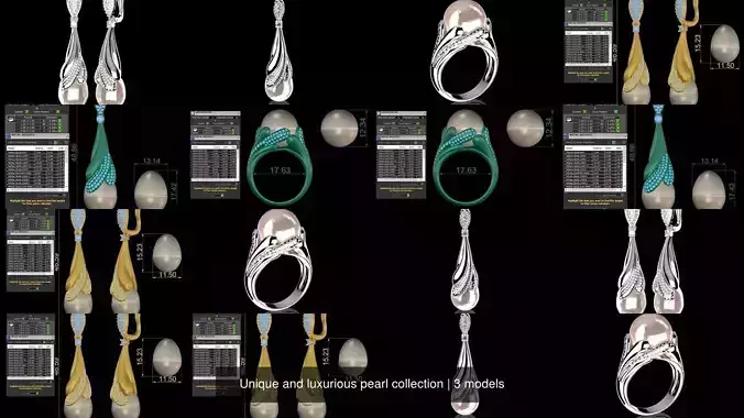 Unique and luxurious pearl collection