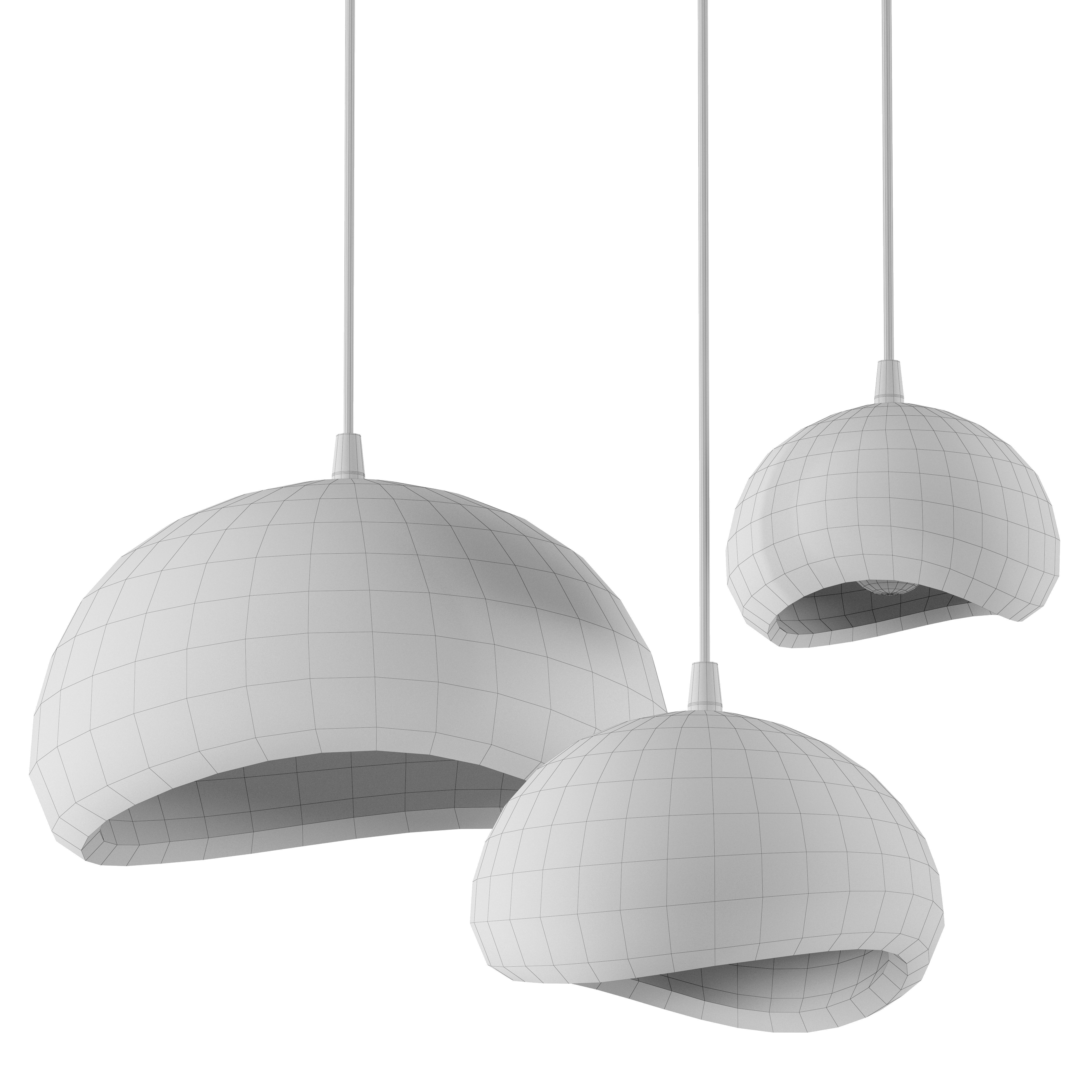 Hanging Lamp Wabisabi 3D model_3