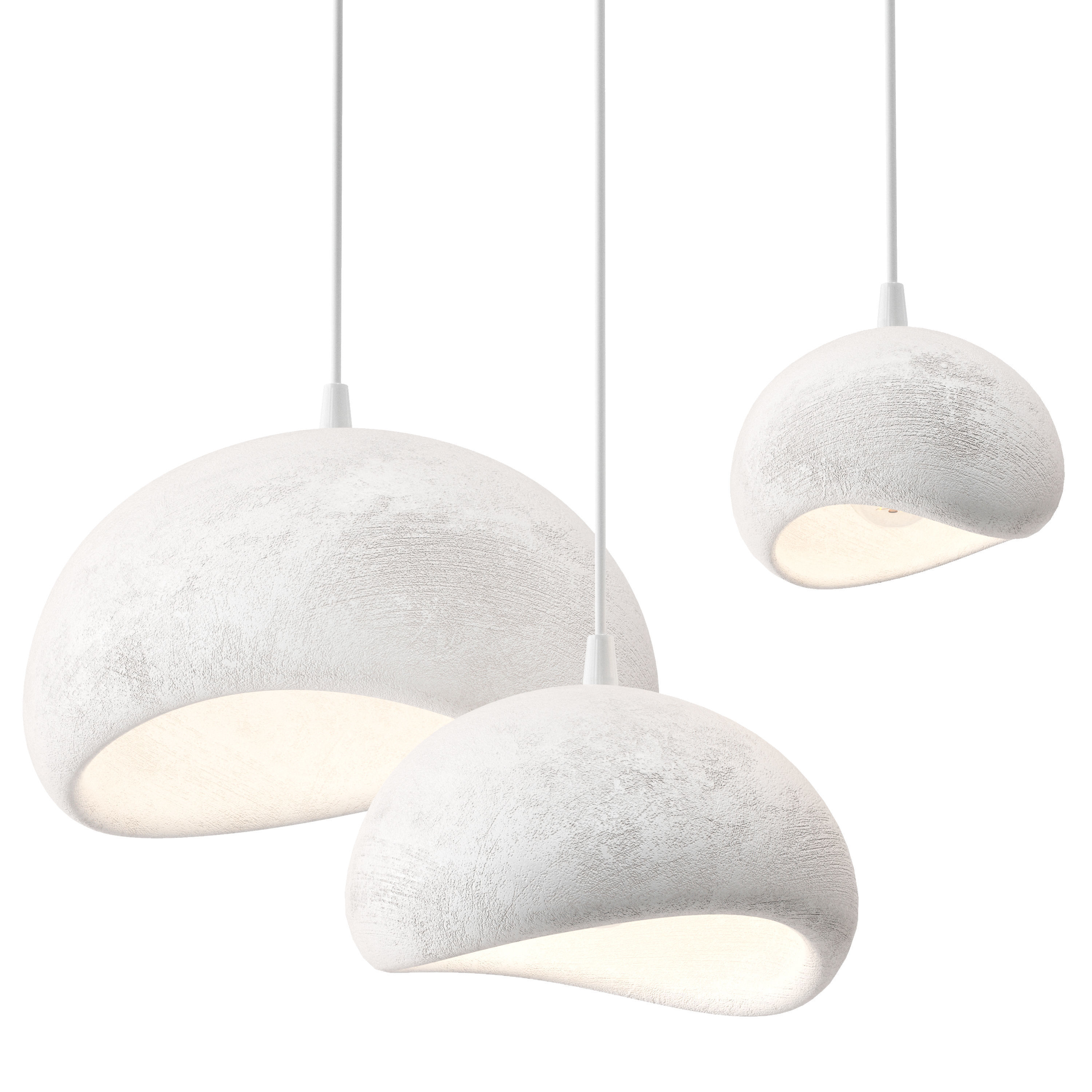 Hanging Lamp Wabisabi 3D model_2