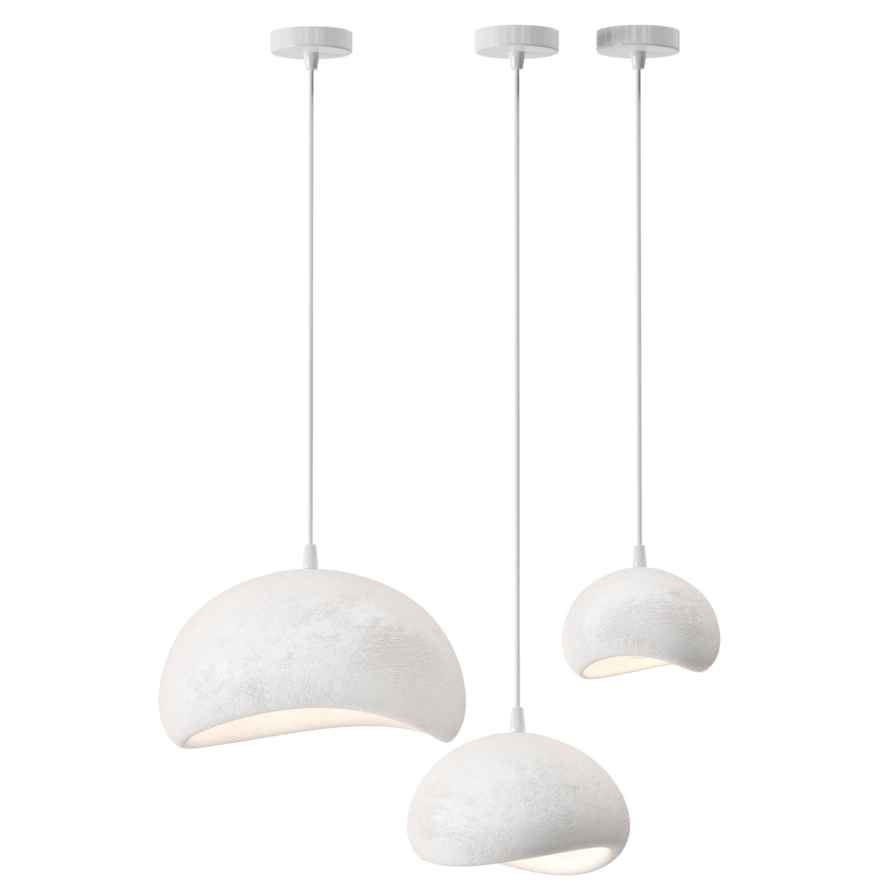 Hanging Lamp Wabisabi 3D model_1