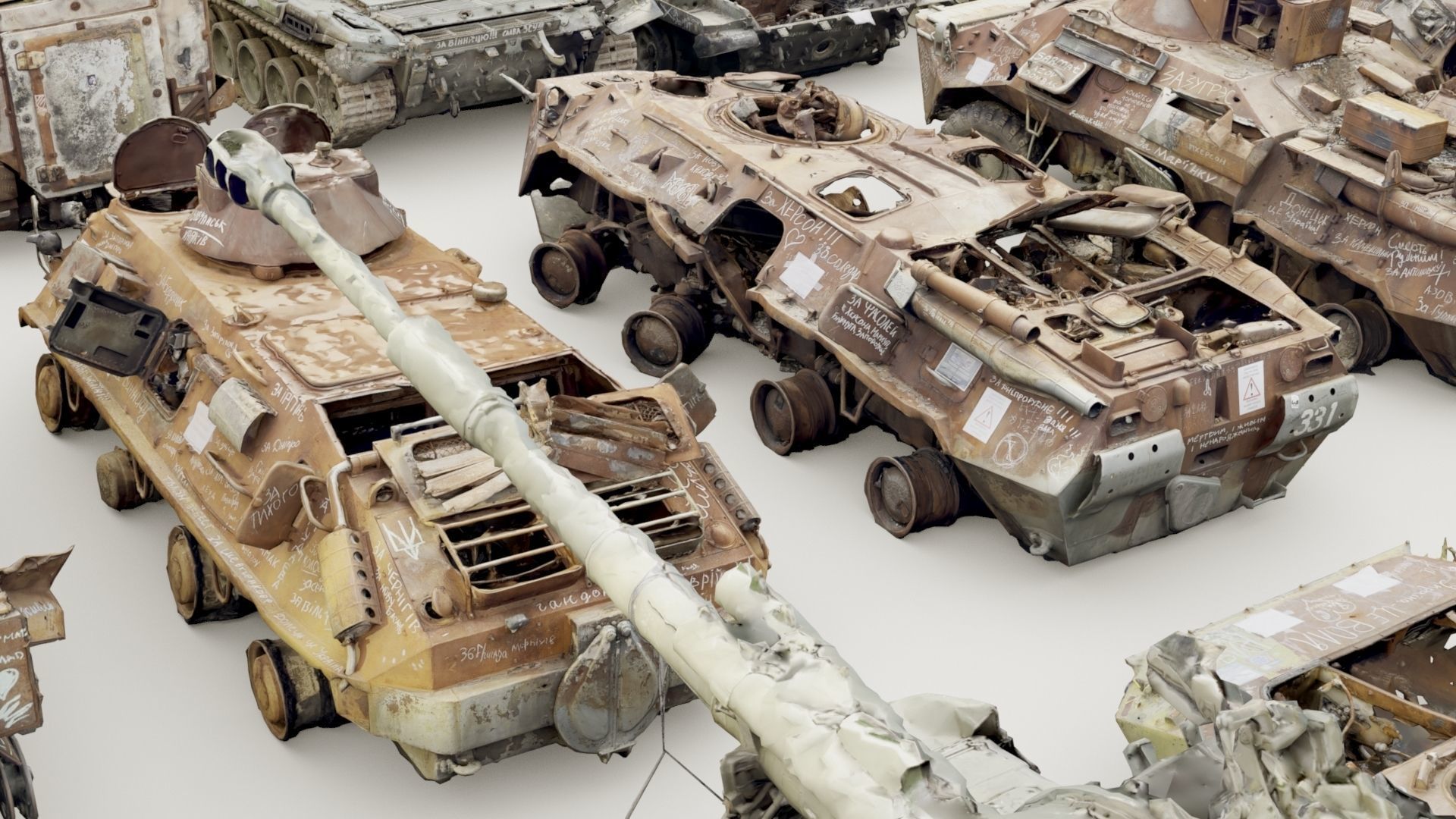 Destroyed russian armored vehicles Vol2 3D model_44
