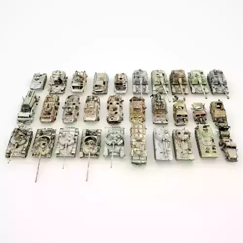 Destroyed russian armored vehicles Vol2 3D model