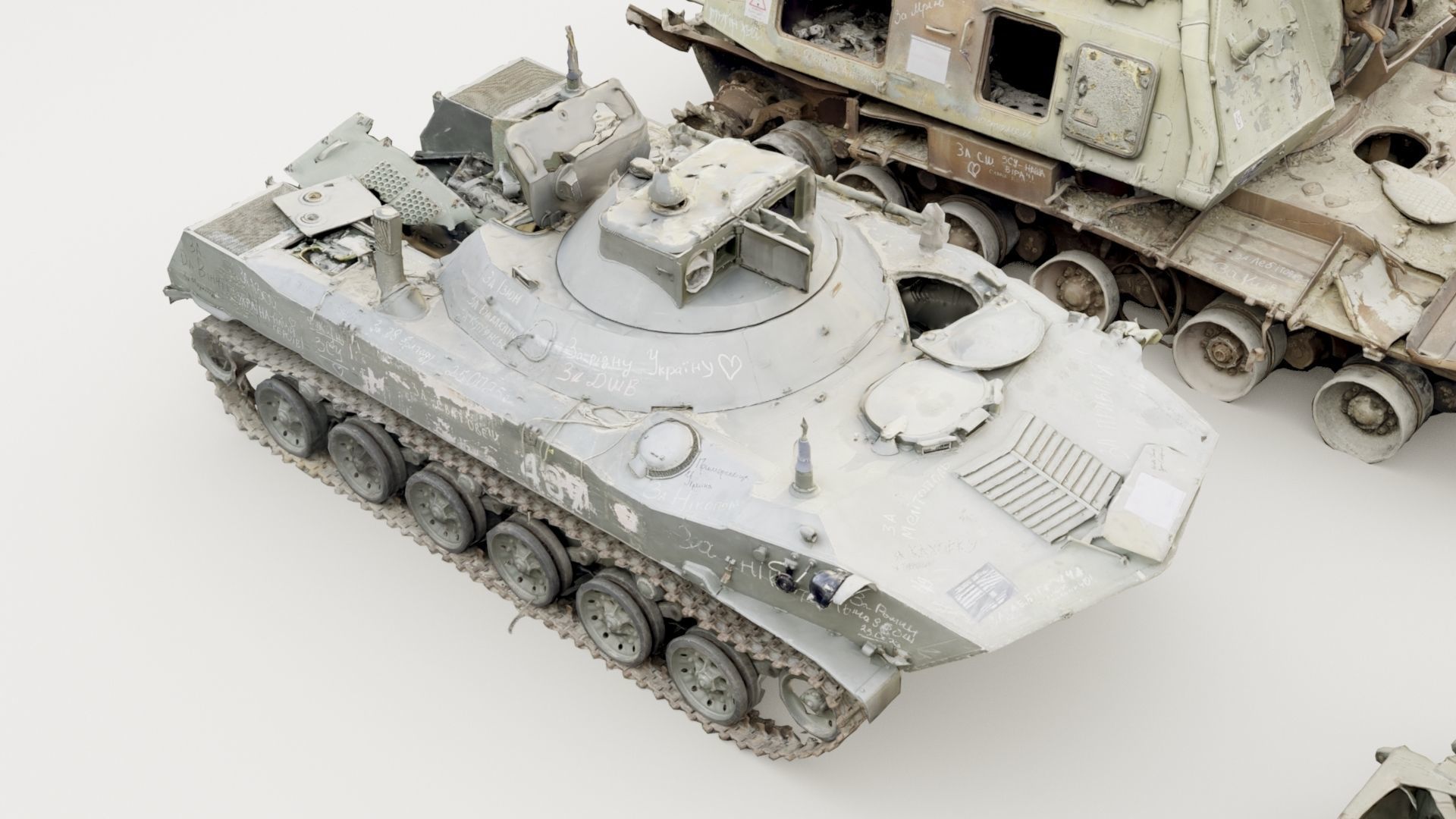 Destroyed russian armored vehicles Vol2 3D model_11