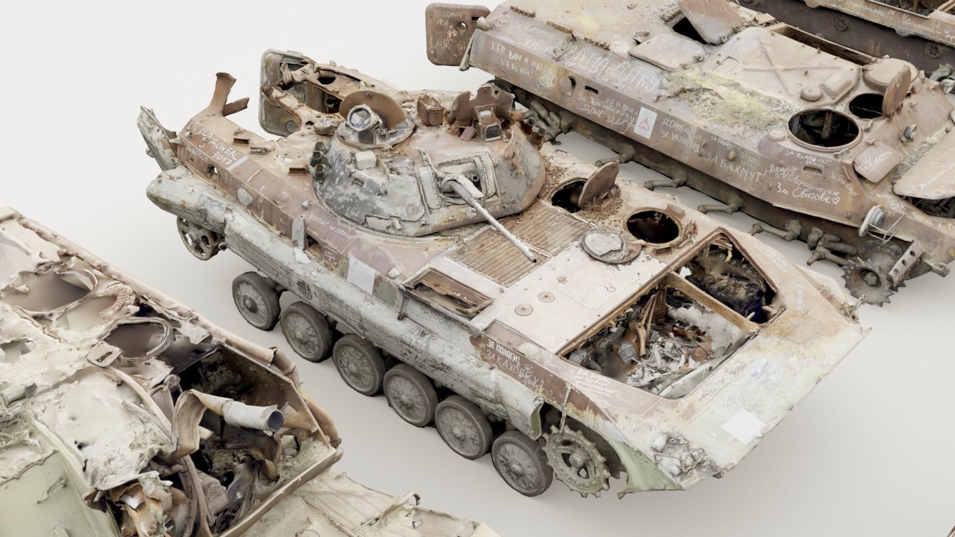 Destroyed russian armored vehicles Vol2 3D model_39