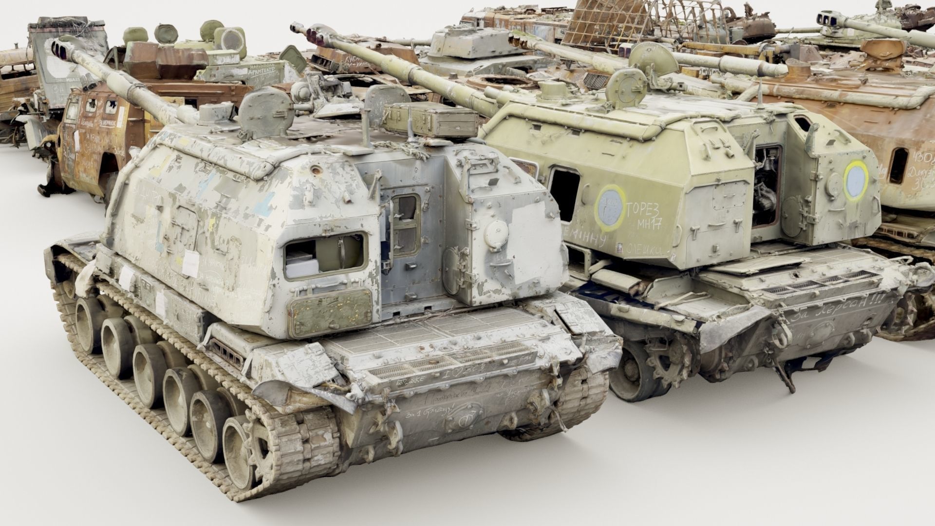 Destroyed russian armored vehicles Vol2 3D model_29