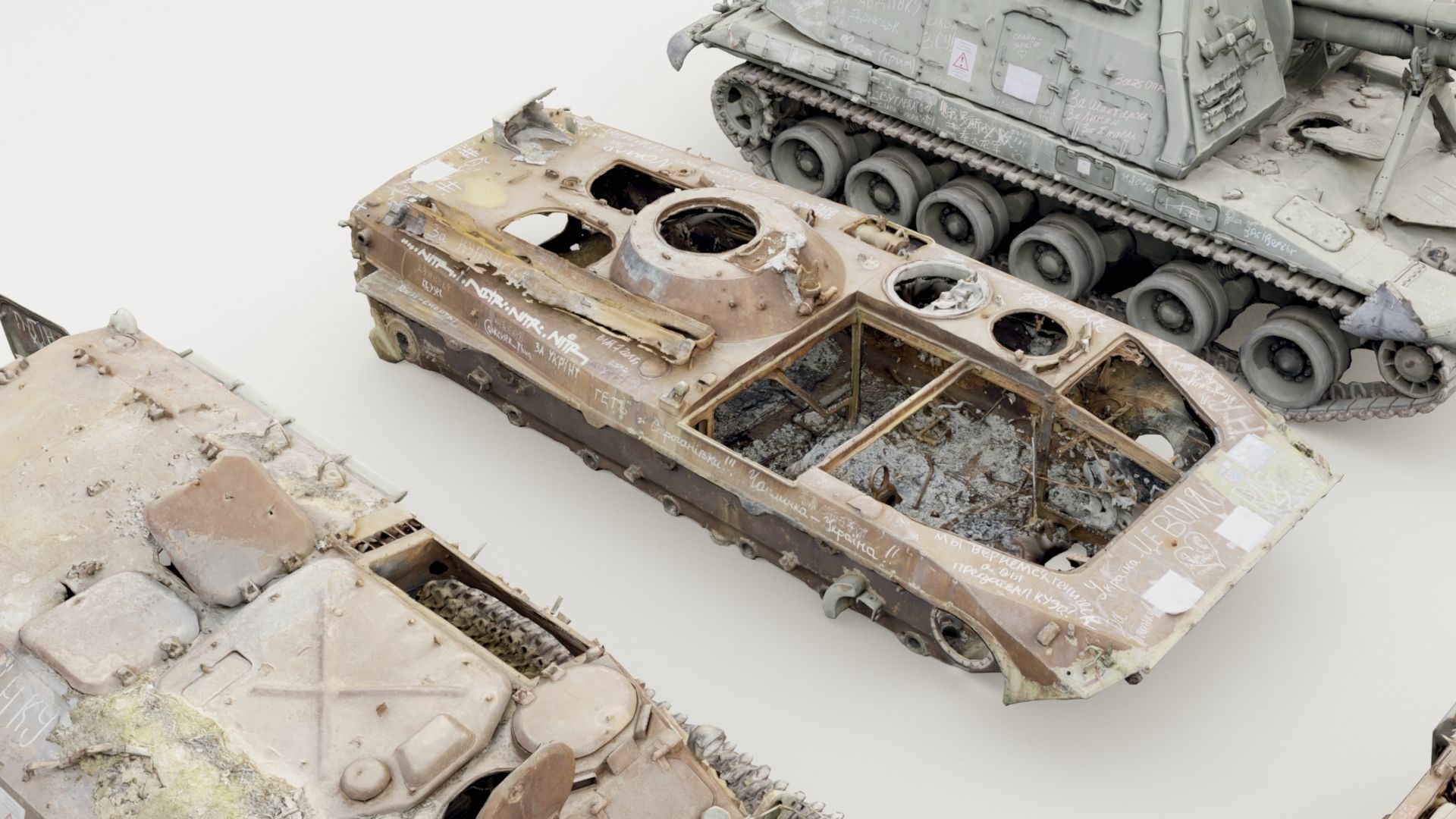 Destroyed russian armored vehicles Vol2 3D model_17