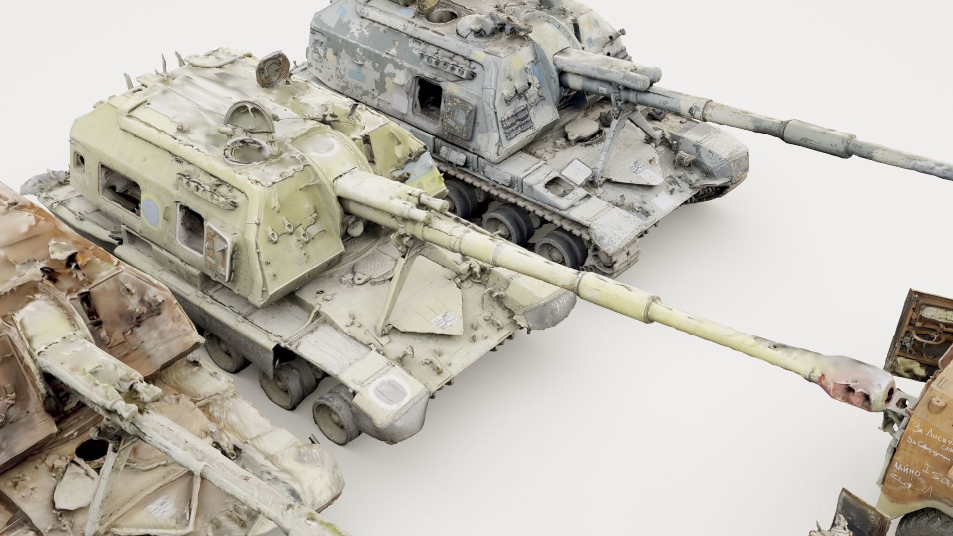 Destroyed russian armored vehicles Vol2 3D model_12