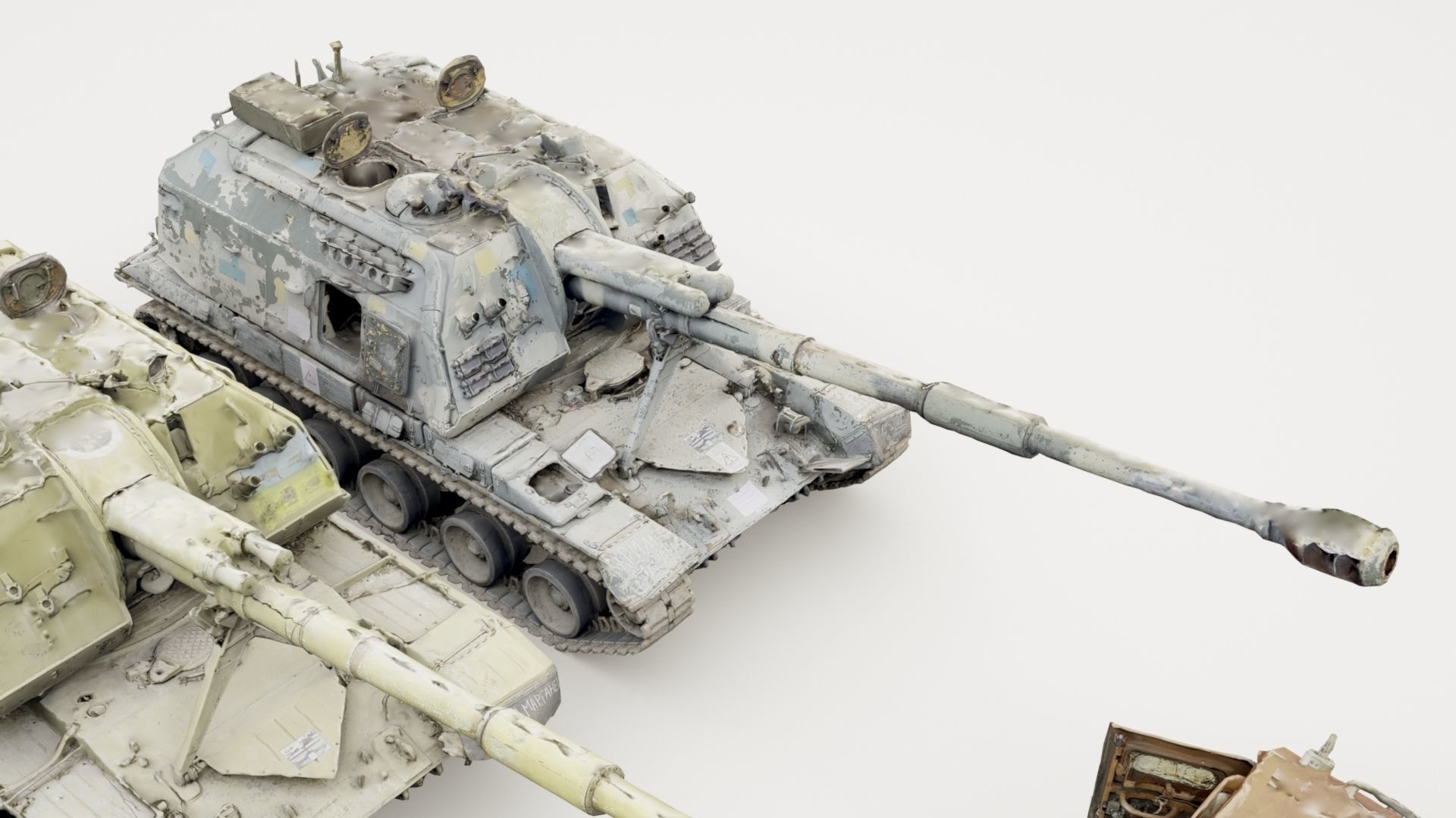 Destroyed russian armored vehicles Vol2 3D model_10