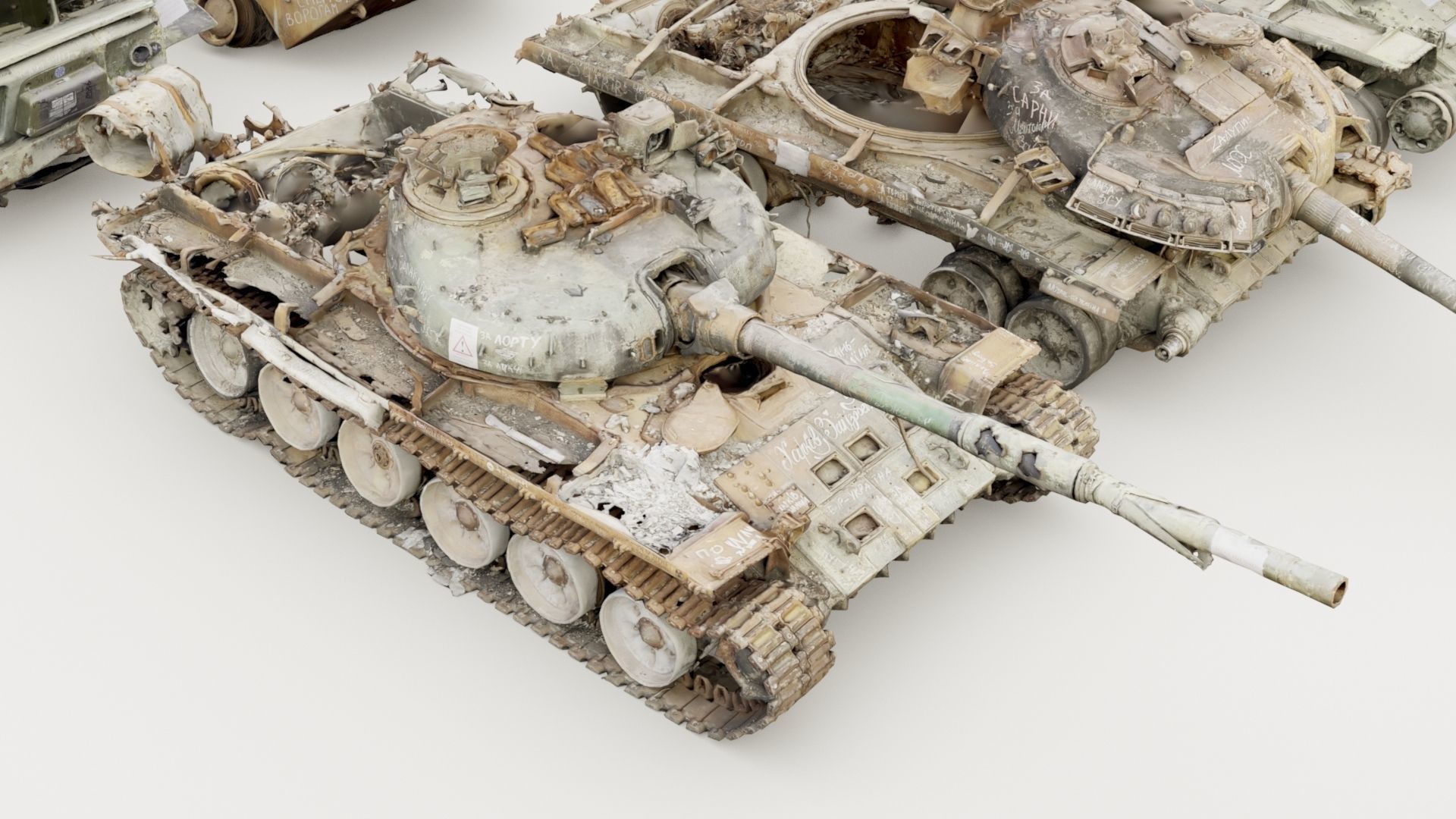 Destroyed russian armored vehicles Vol2 3D model_34