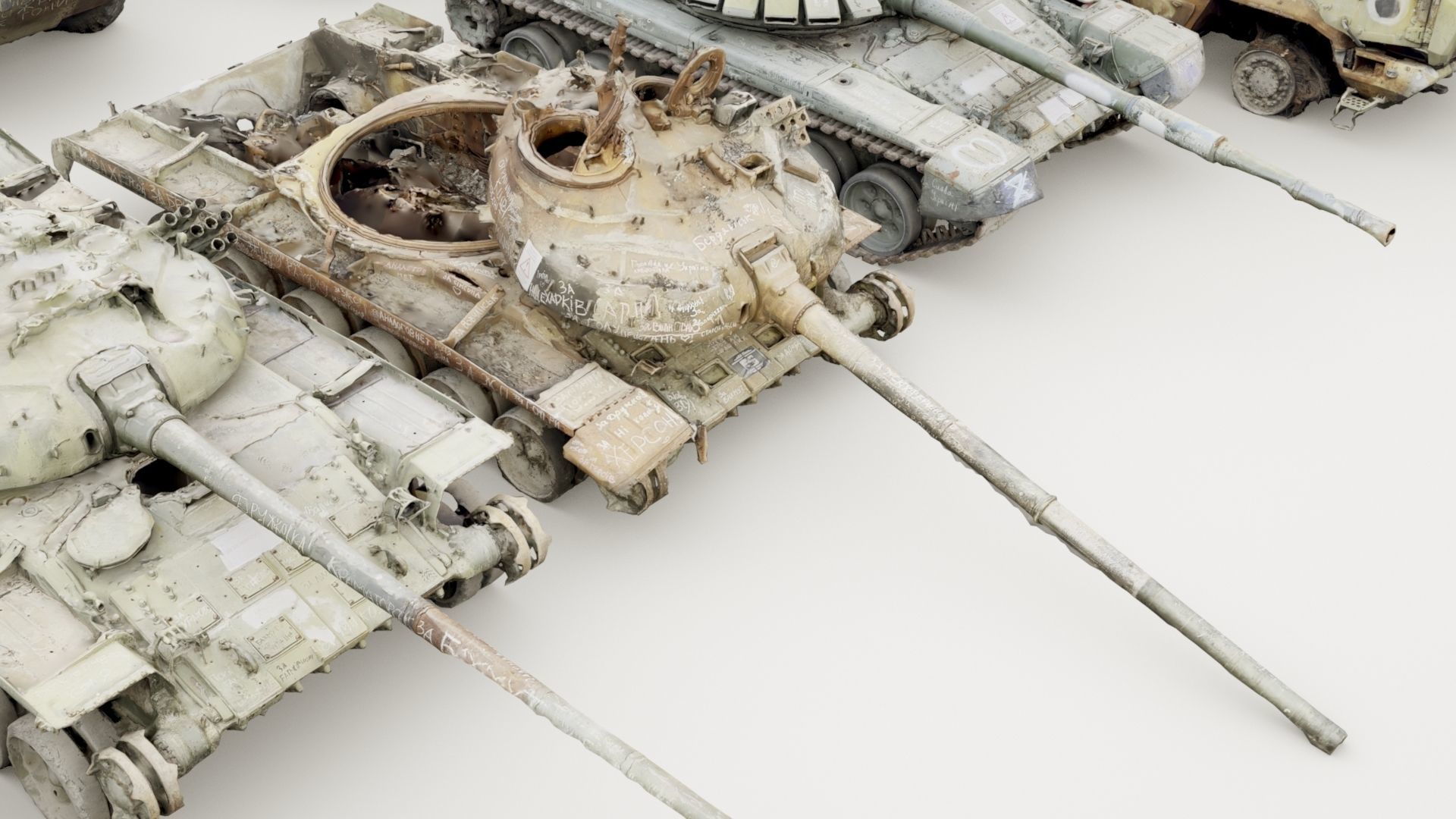 Destroyed russian armored vehicles Vol2 3D model_9