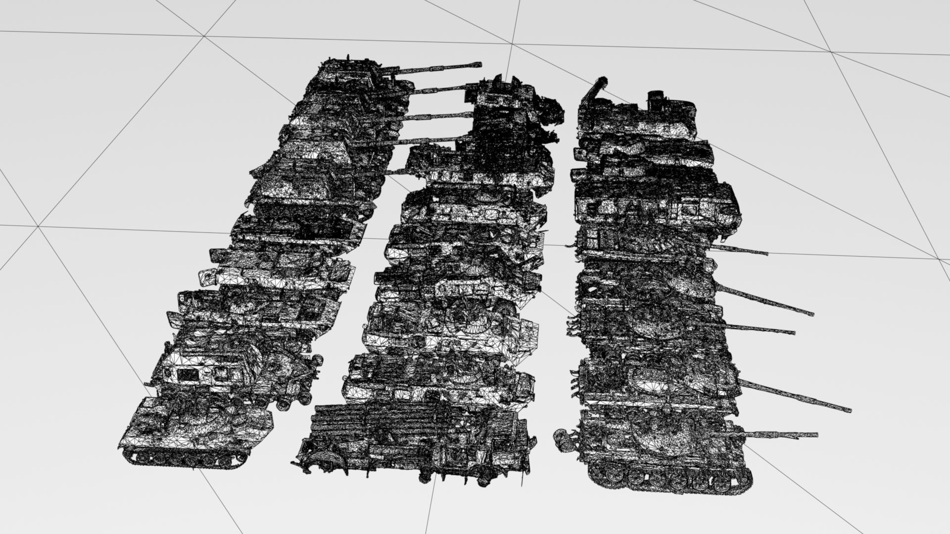 Destroyed russian armored vehicles Vol2 3D model_2