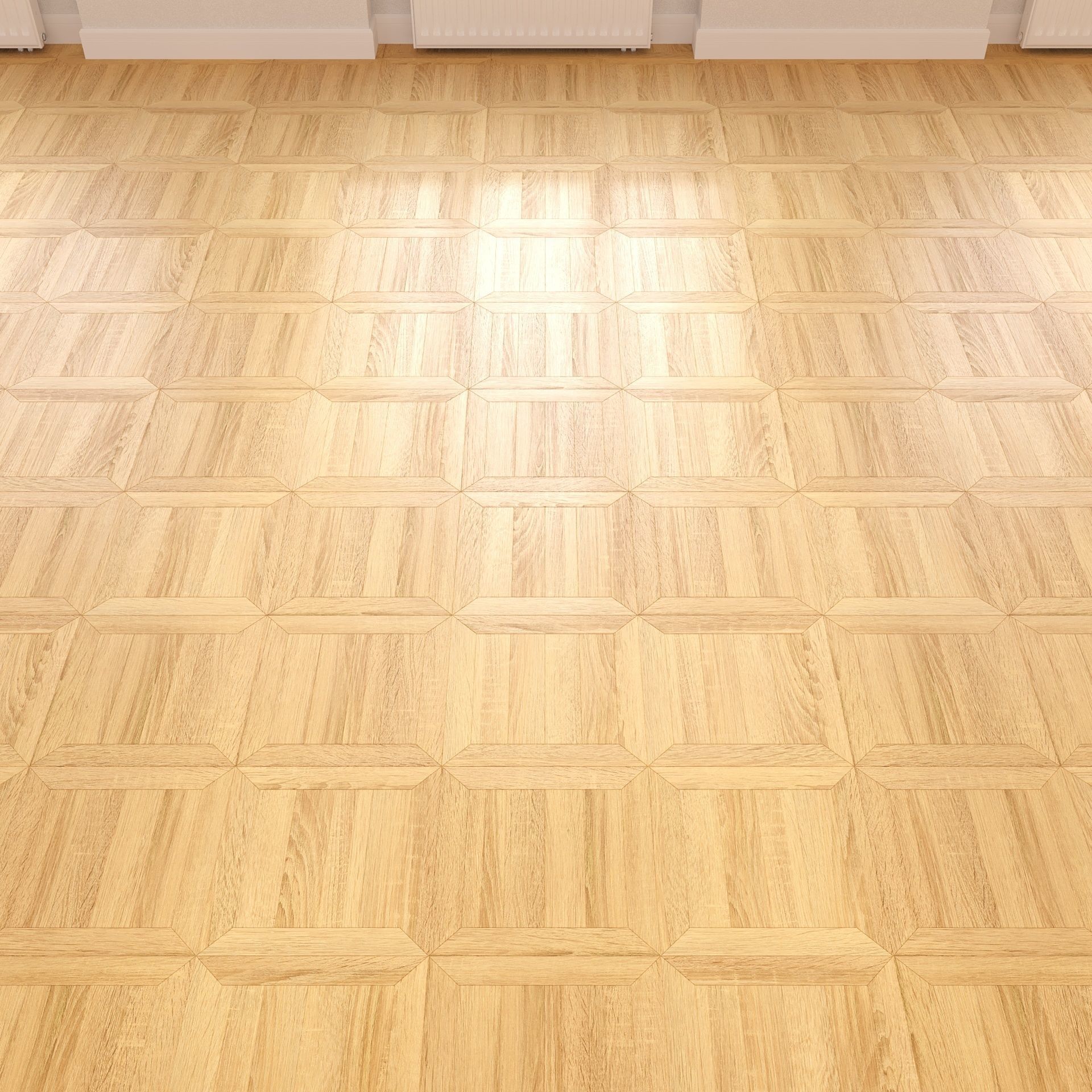 Parquet - Laminate - Wooden floor 2 in 1 Low-poly 3D model_3