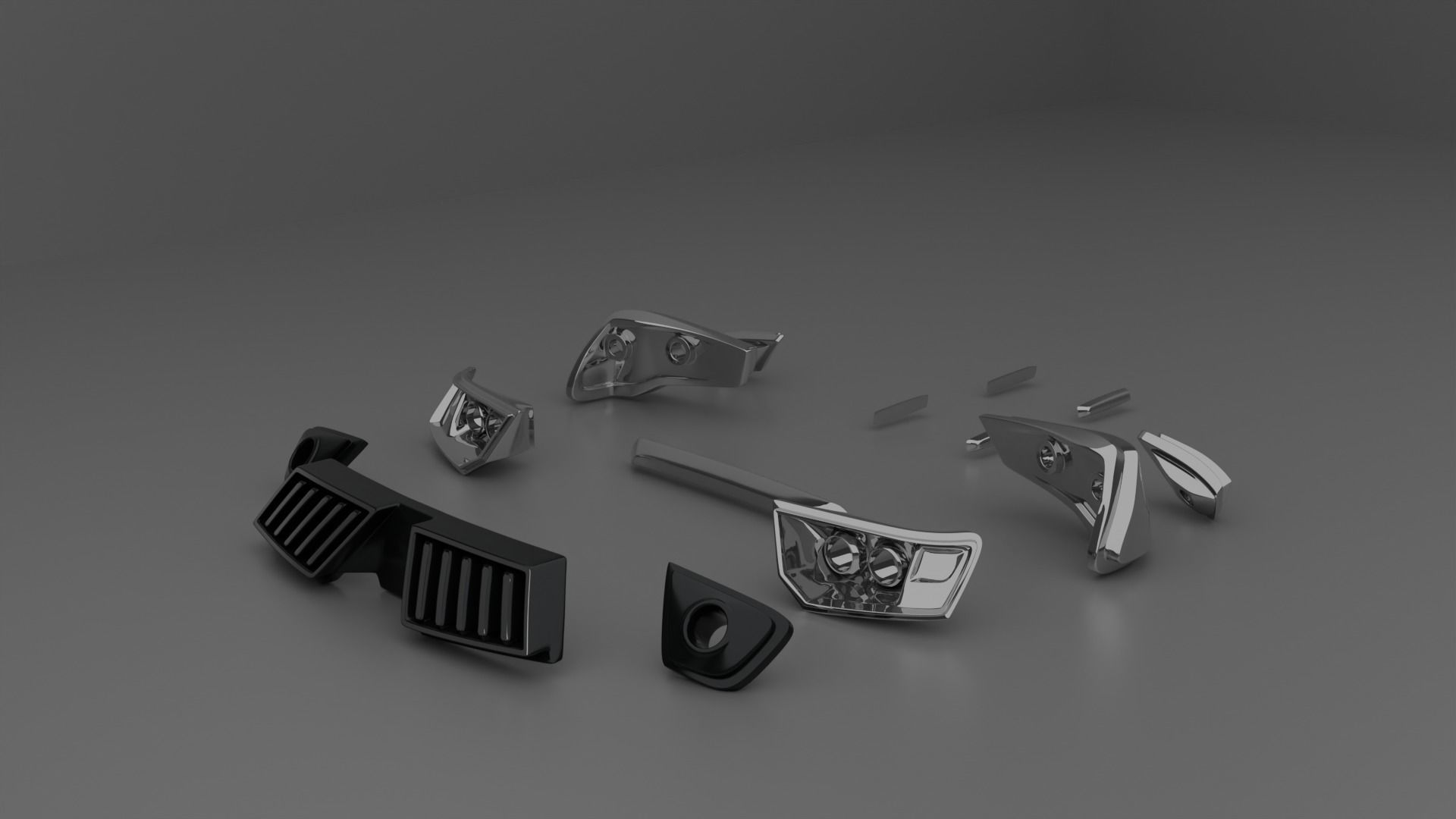 2008 Mitsubishi Pajero Sport  3D print model_8