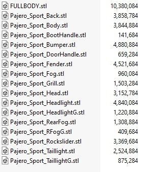 2008 Mitsubishi Pajero Sport  3D print model_11